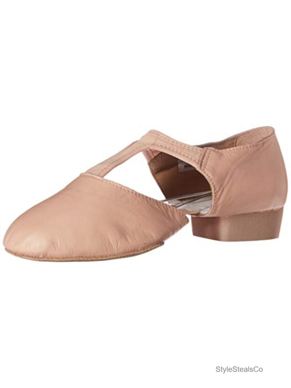 Grecian Leather Dance Shoes with 1-Inch Heel